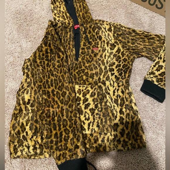 Supreme 14SS Leopard Fur Pullover - Picture 2 of 10